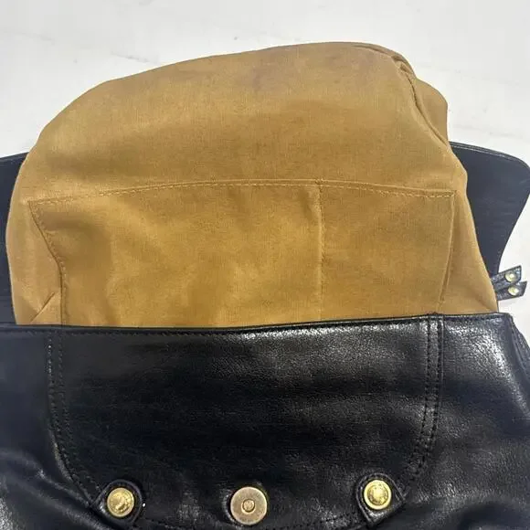 Perlina Black Patent Leather Black Kiss-lock Wallet Coin Purse Clutch EUC - Picture 15 of 15